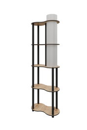 Opviq KS-11110 Lámpara de pie Nogal